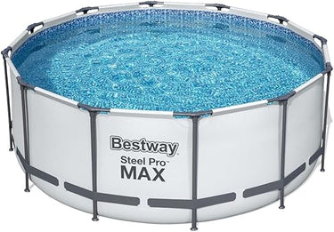 Bestway PE-Solarabdeckplane Ø 356 cm, blau, rund
